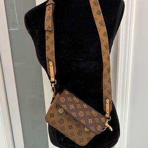 Brown Monogram Crossbody Bag